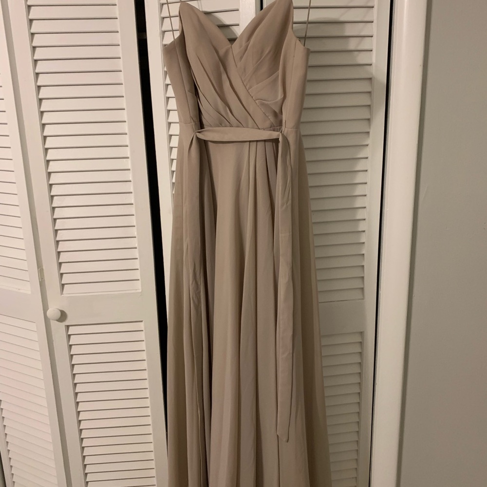 Champagne colored gown